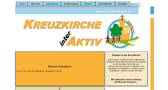 Desktop Screenshot of kreuzkirche-graz.at