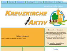 Tablet Screenshot of kreuzkirche-graz.at